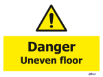 Danger Uneven Floor